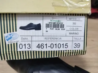 Zapatos niño comunión azul marino