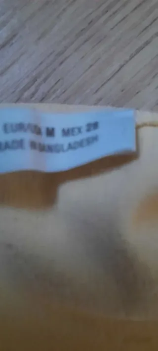 Vestido largo amarillo Zara