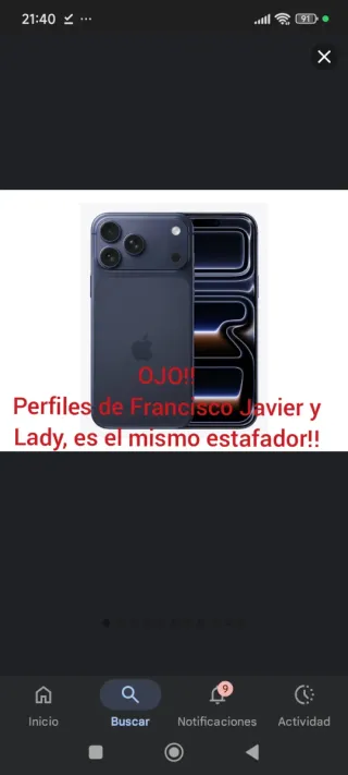 iPhone 17 Pro Max Azul Marino