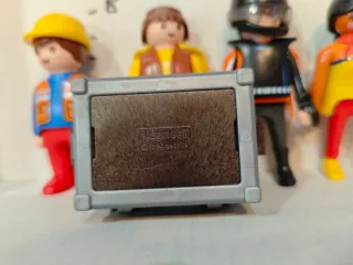 Lote 4 figuras Playmobil y cofre