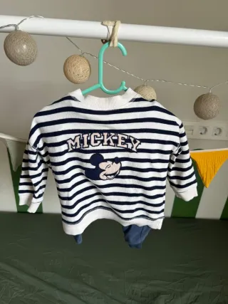 Conjunto Sfera Mickey Mouse Rayas