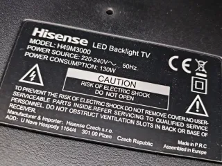 Smart TV Hisense H49M3000 49" UHD