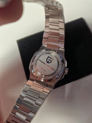 Reloj automático Pagani Design Plata y Turquesa