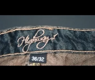 Pantalón vaquero moto, talla 36