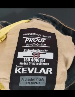 Pantalón vaquero moto, talla 36