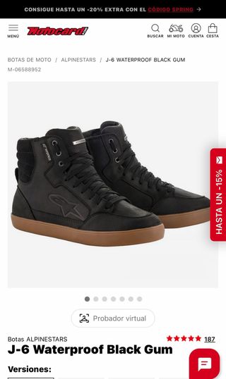 Botas Alpinestars J-6 Waterproof Negras Marrones