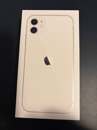 iPhone 11 128gb Blanco con caja y cable