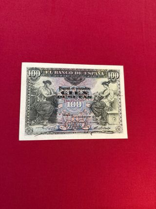Billete 100 Pesetas 1906 Alegorías S/C-