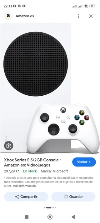 Xbox Series S 512GB Blanca