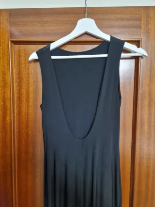 Vestido largo negro de fiesta