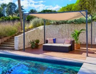 Pérgola Hyba PALMA Beige/Gris