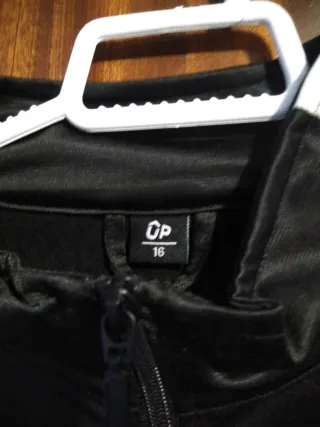 Giubbotto sportivo nero e bianco Taglia S