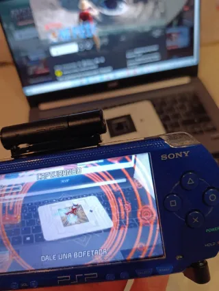 MEGA PACK PSP AZUL METÁLICO+16 JUEGOS