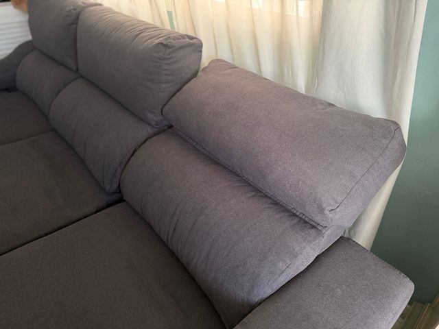 Sofá Chaise Longue Gris OPORTUNIDAD