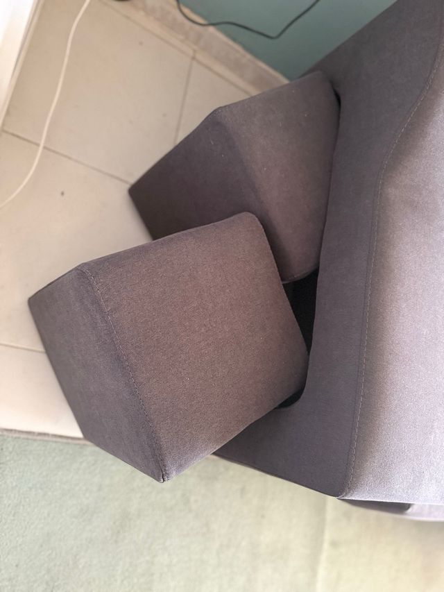 Sofá Chaise Longue Gris OPORTUNIDAD