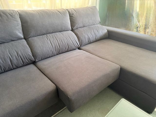 Sofá Chaise Longue Gris OPORTUNIDAD