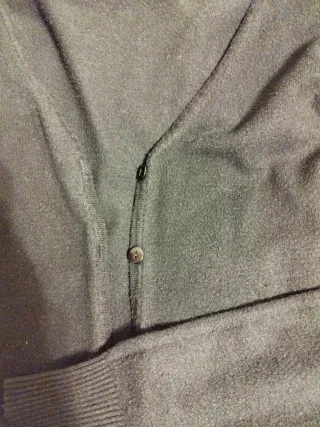 Chaqueta de punto negra