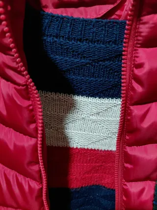 Chaqueta VIOLA&C roja T M + jersey T M y bufanda