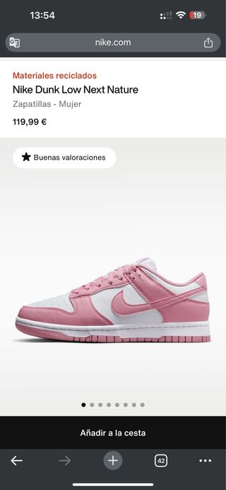 Nike Dunk Low  Box without top New Never used