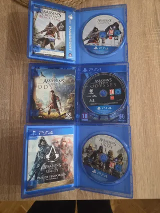 Pack 3 Juegos PS4 Assassin's Creed