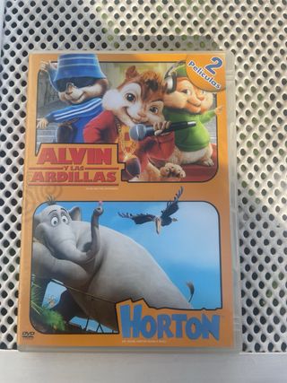 DVD Alvin y las Ardillas + Horton