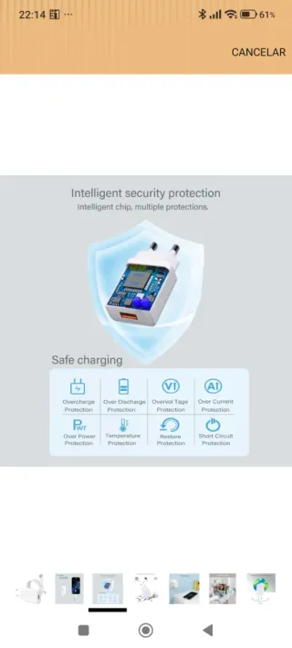 Cargador Rápido USB Tipo C Nuevo