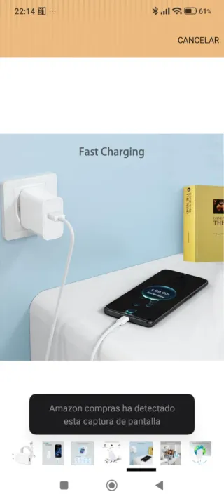 Cargador Rápido USB Tipo C Nuevo