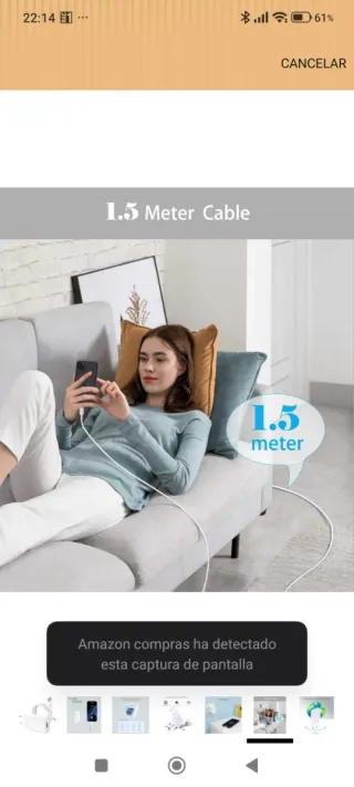 Cargador Rápido USB Tipo C Nuevo