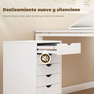 Cajonera Archivador Móvil 6 Cajones