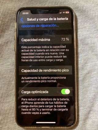 iPhone X 64 GB Plata