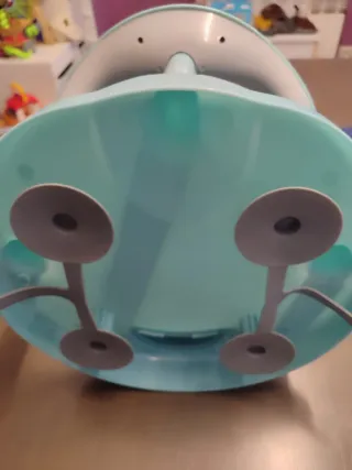 Asiento bañera bebé azul