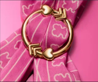 Anilla para pañuelo Tous Dorada