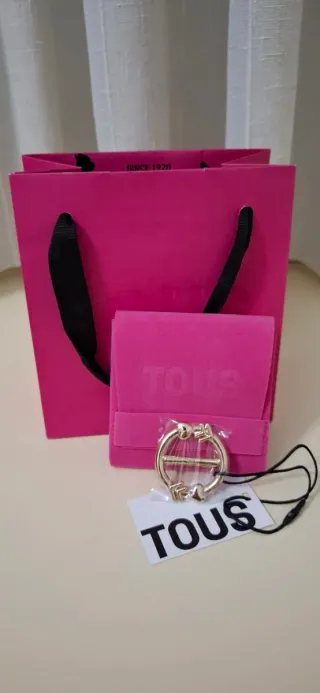 Anilla para pañuelo Tous Dorada