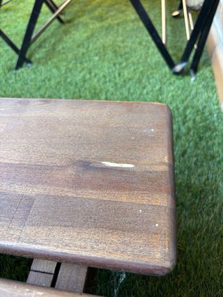 Mesa de exterior madera SKLUM