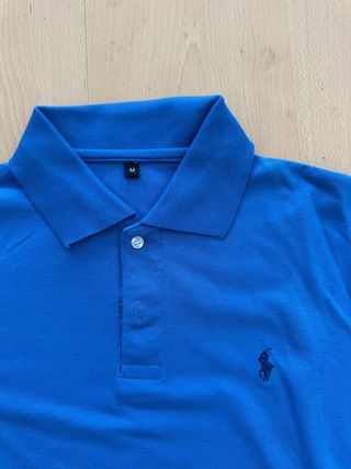 Polo Ralph Lauren Hombre M Azul Algodón Manga Cort