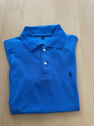 Polo Ralph Lauren Hombre M Azul Algodón Manga Cort
