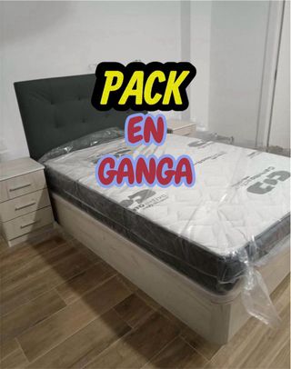 Cama Matrimonio con Almacenamiento