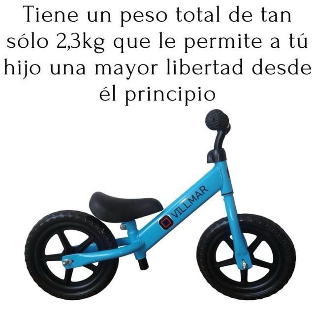 Bicicleta de equilibrio azul