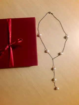 Collana donna con perle