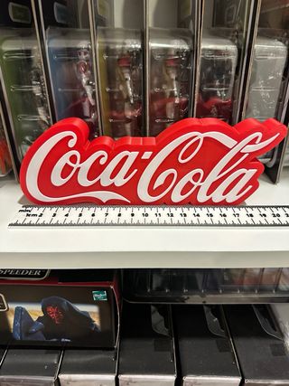 Logotipo Coca-Cola 3D Vermelho