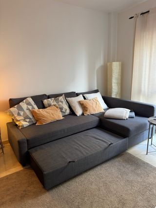 Sofá Cama Chaiselongue IKEA Gris