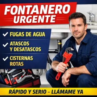 Fontanero urgente | fugas, atascos, cisternas