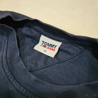T-shirt Tommy Jeans girocollo blu navy