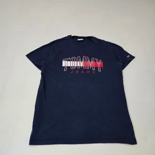 T-shirt Tommy Jeans girocollo blu navy