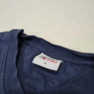 T-shirt Tommy Jeans girocollo blu navy