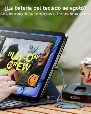 HOU Teclado Funda iPad 11generation A16 2025 Ñ