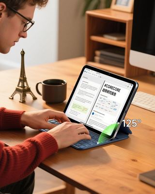 HOU Teclado Funda iPad 11generation A16 2025 Ñ