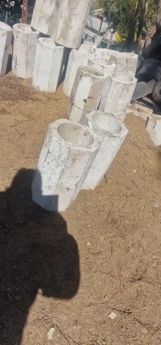 Bloques octogonales para pilar