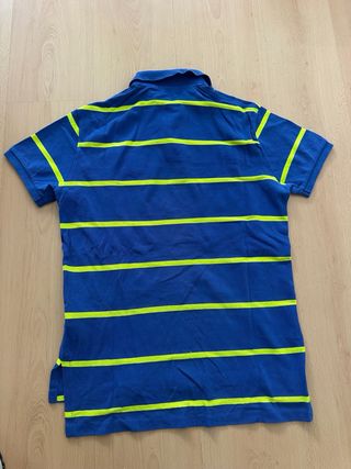 Polo Ralph Lauren S Rayas Azul Amarillo