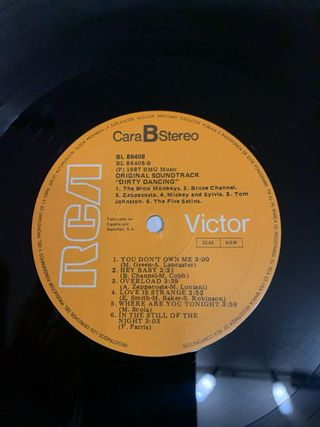 Vinilo Dirty Dancing Banda Sonora Original
